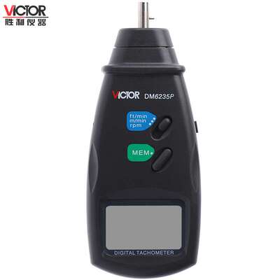 胜利DM6235P电机转速表接触式数字测量线速仪器 转速计DM6235P原