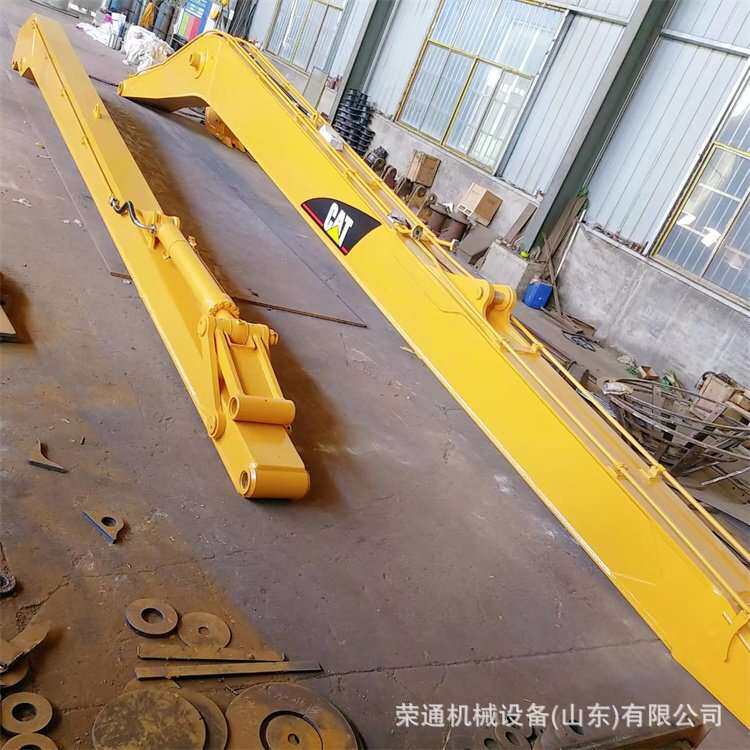 钢板加固升降式快速伸缩打桩臂建筑工程空间作业大型挖掘机加长臂