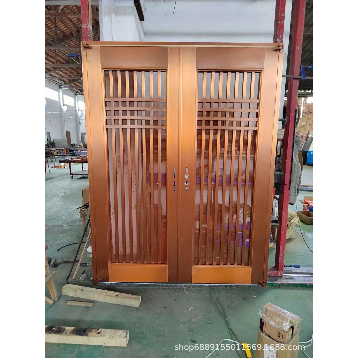 别墅大门铜艺豪宅铜庭院防盗铜尊贵入户门进户门送装一体防盗门