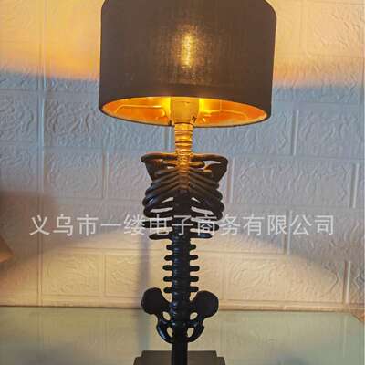 哥特式家居经典装饰灯骷髅台灯 The Skeleton Table Lamp