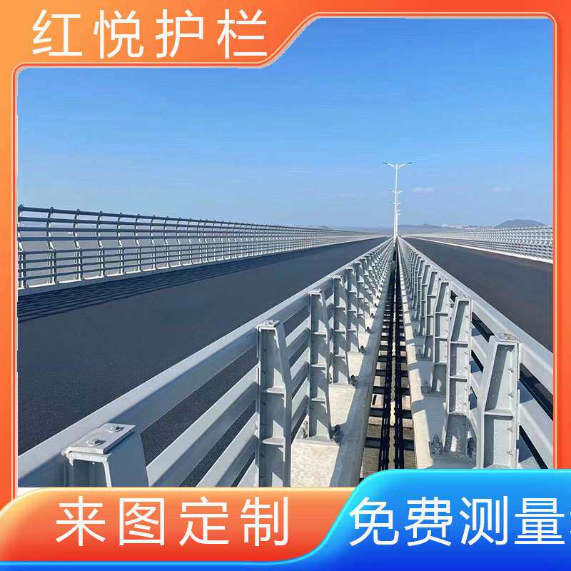 Q235桥梁防撞护栏 高架 河道 乡镇公路交通防撞护栏现货