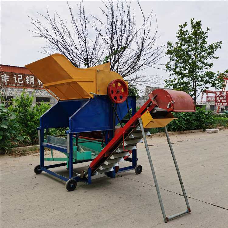 新款鲜花生摘果机 家用小型打果机 干湿两用果子打秧机