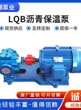 LQB保温齿轮油泵乳化高温沥青夹套厂家直销抽油电动抽油泵