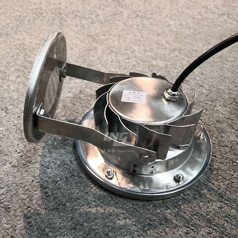 LED水底灯带散热器低压12v24伏6瓦12W水池灯七彩水下射灯喷泉灯