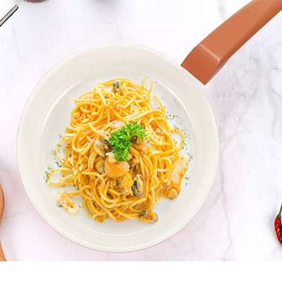 阿路弗仑Alluflon彩陶平底煎锅（单锅）24cm/28cm可选