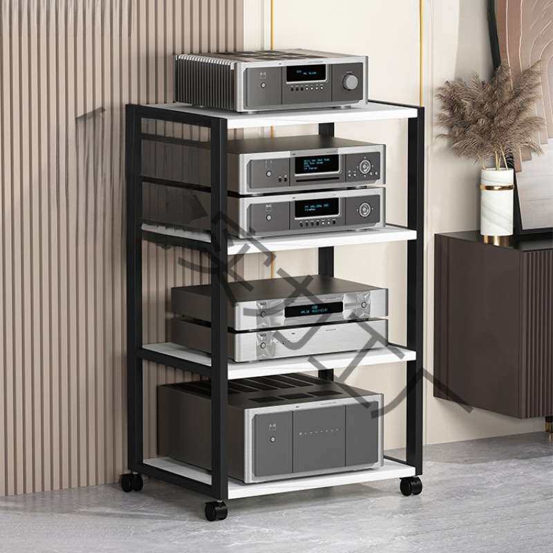 功放机架多层功放机调音支架多功能设备简易HIFI机柜音箱脚架子