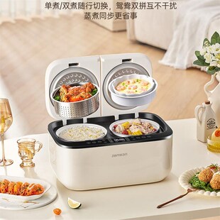 德国进口精工双胆电饭煲4 5人智能米G汤分离5升家用电饭锅单身锅