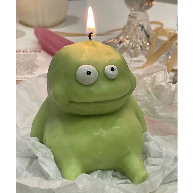 搞怪小怪兽搞怪胖瘦泥土怪丑萌香薰蜡烛J造型送礼闺蜜生日礼物女