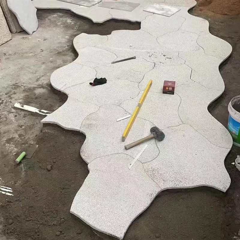 别墅庭院地砖石复古p老石皮多边形自然面景观大理石地铺文化砖