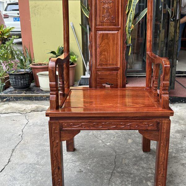 刺猬紫檀椅子实木办公椅 凳子主人椅 太师椅花梨木豪华主人椅????