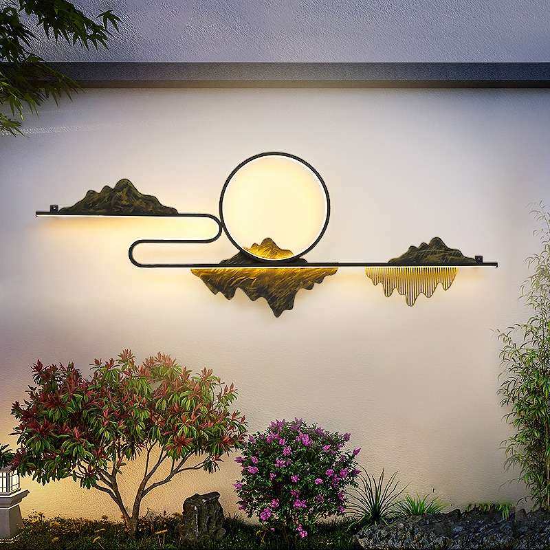 ?户外防水壁灯太阳能中式别墅庭院室外阳台花园影壁墙景观山水,玩具/童车/益智/积木/模型,遥控车升级件/零配件,淘宝优惠券,粉丝福利购,淘宝优惠卷