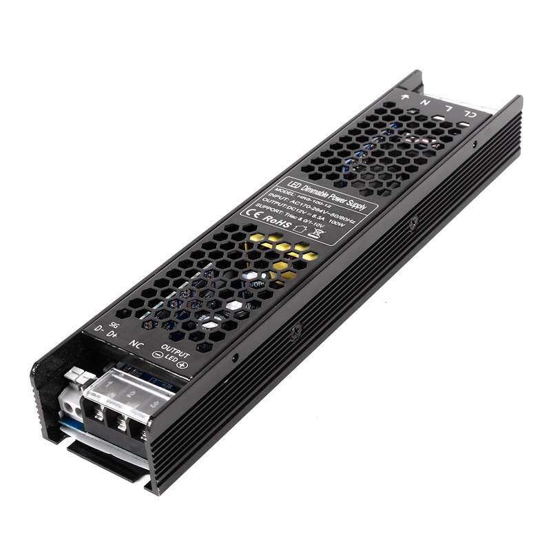 LED恒压调光电源12V100W可控硅和0-10V二合一调光灯带驱动电源