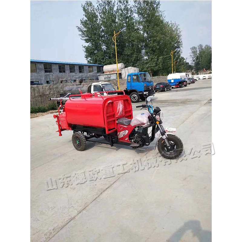 汽油园林绿化洒水车 工地道路露天料场喷水车 摩托三轮洒水雾炮车
