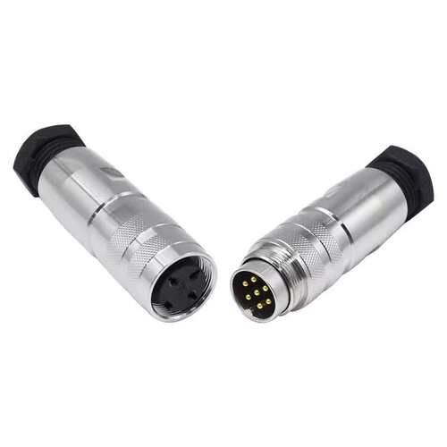 M16航空插头C0913P4孔5芯6P7P8P24P防水圆形连接器屏蔽电缆公母头