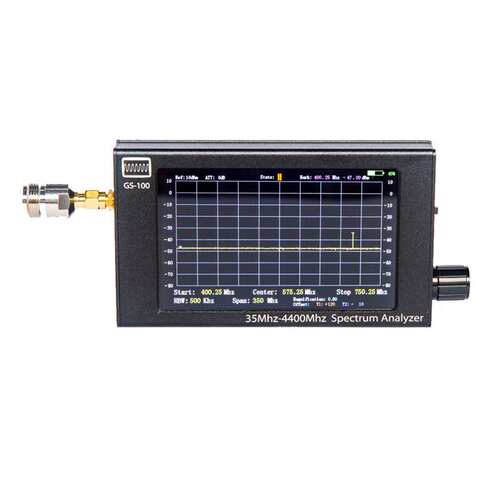 4.3 寸手持频谱分析仪GS-100 支持35MHz - 4400MHz频谱仪