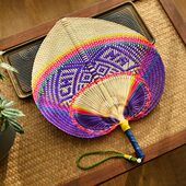 复古大蒲扇手摇扇子竹编纯手工怀旧扇风赶蚊子棕榈叶随身送老人