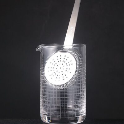 酒吧灵魂日式无铅水晶手工刻花调酒器搅拌杯调酒杯Mixing Glass