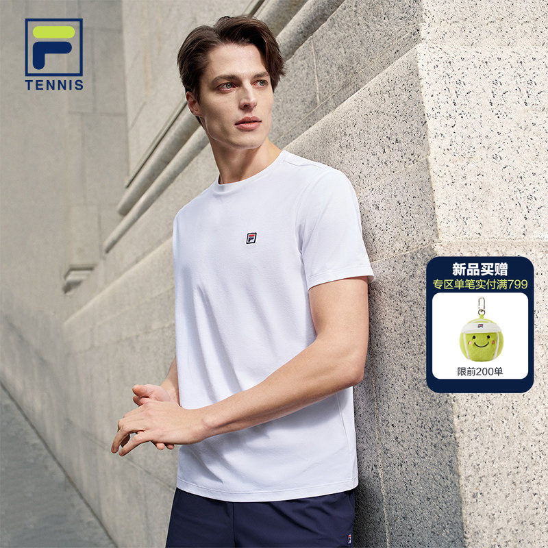 FILA斐乐网球系列男子短袖T恤2026春季新款运动健身速干防晒上衣,运动服/休闲服装,运动T恤,淘宝优惠券,粉丝福利购,淘宝优惠卷