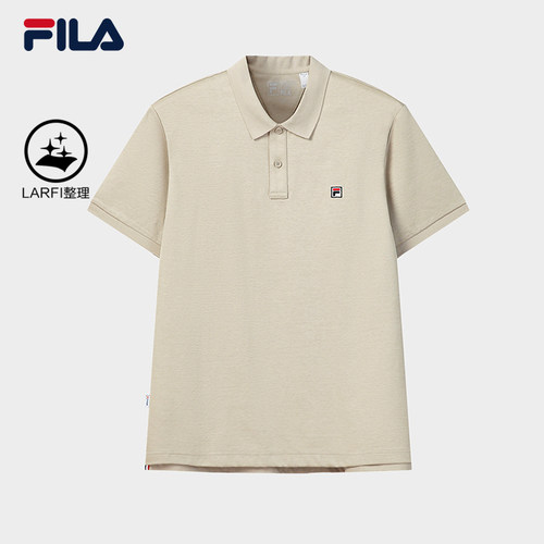 FILA斐乐男子针织短袖POLO衫