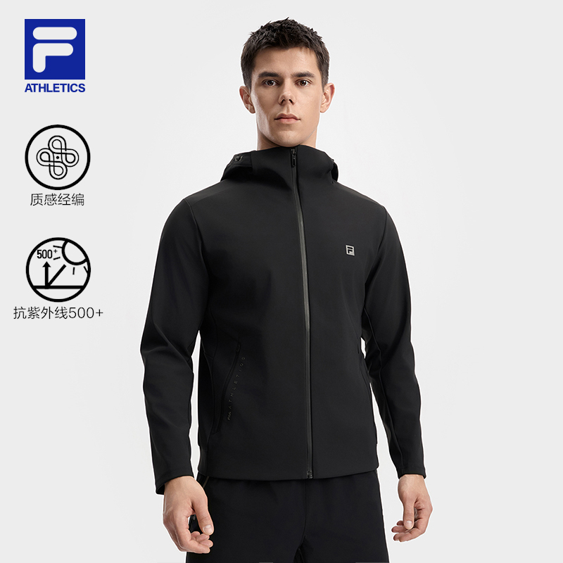 FILA斐乐男士针织连帽外套