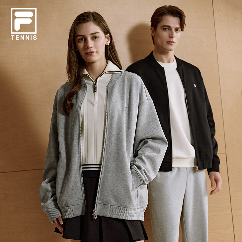 FILA斐乐男女针织长袖外套