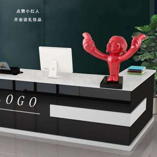 树脂大小你真棒点赞人物雕塑摆件家居创意饰品酒店餐厅软装工艺品