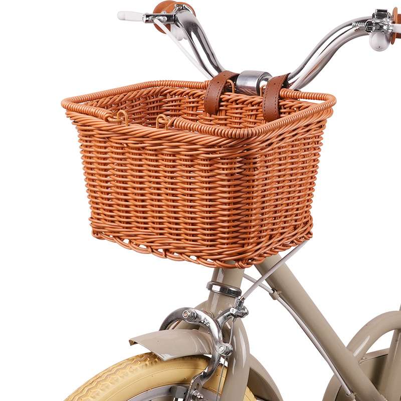 儿童自行车提手车筐小孩滑板单车遛娃神器童车前车筐篮子手拎车篓