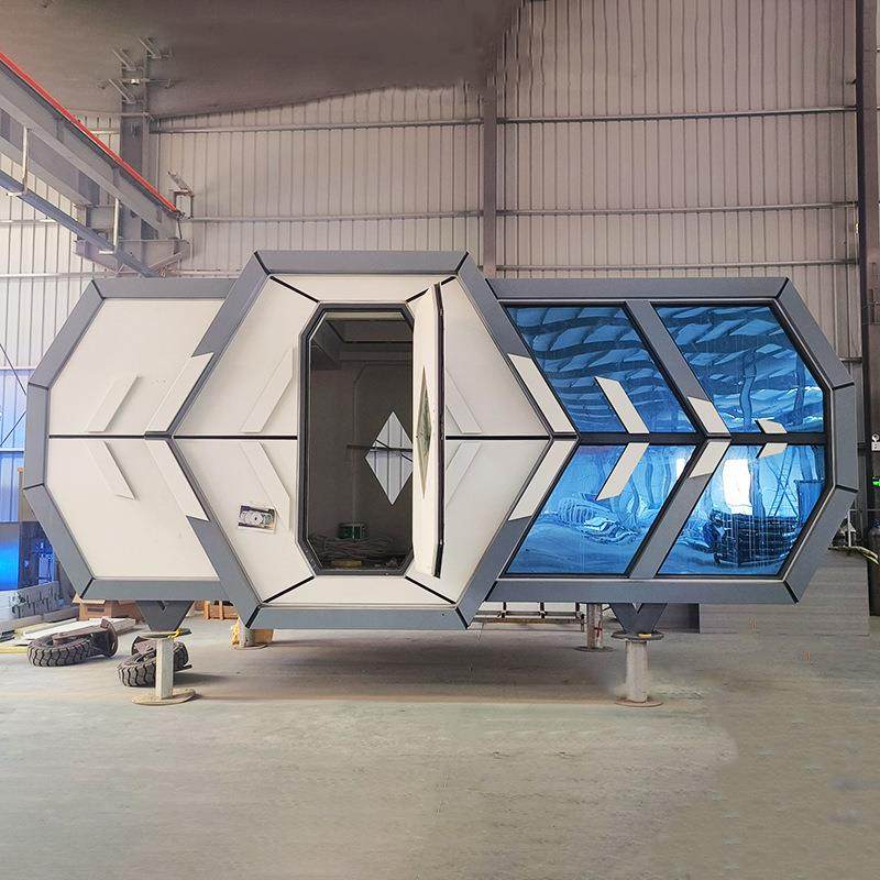网红异形太空舱酒店景区VR电影放映小屋城市文旅建设宣传驿站房屋