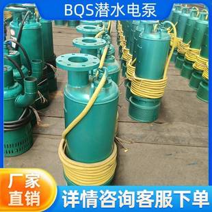 BQS隔爆型潜水排沙电泵煤矿防爆排污大扬程380v660v 1140v潜水泵