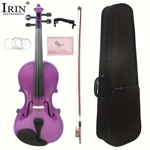 小提琴普及实木小提琴初学者成人学生演奏提琴4/4全套送琴盒