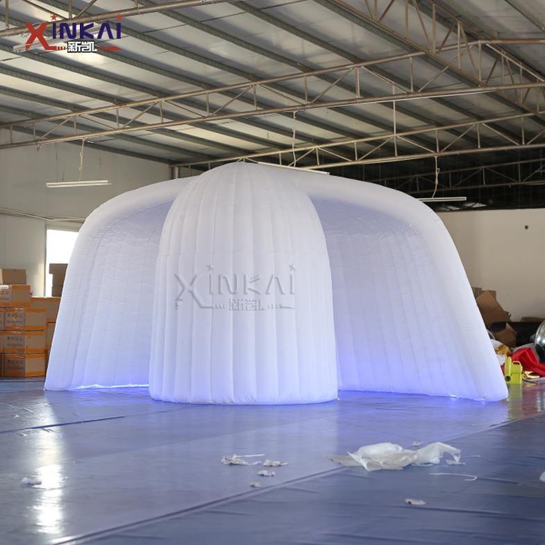 蜗牛款便携式照相亭 LED婚礼充气photo booth 充气照片工作室