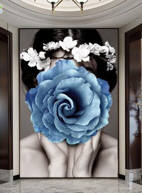 人物墙布乐会所走廊娱KTV玄关壁纸酒吧个性艺术酒店过道墙纸壁画