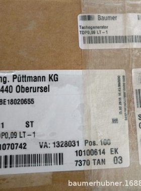 baumer编码器ITD 01 A 4 1024 T NX KR1 S 6