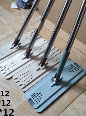 35子杆3通用加粗无桶刮刮乐懒人拖把338布头配件大号换米 厘cm替