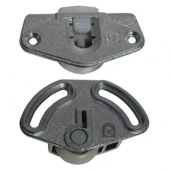 厂家供应衣柜门壁柜门滑轨滑轮 兴达铝制型侧装地轮成套件,基础建材,吊滑,淘宝优惠券,粉丝福利购,淘宝优惠卷