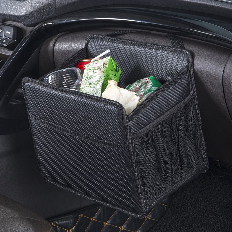 车载垃圾袋折叠置物收纳盒副x驾驶前后排挂式桶汽车内用品实用大