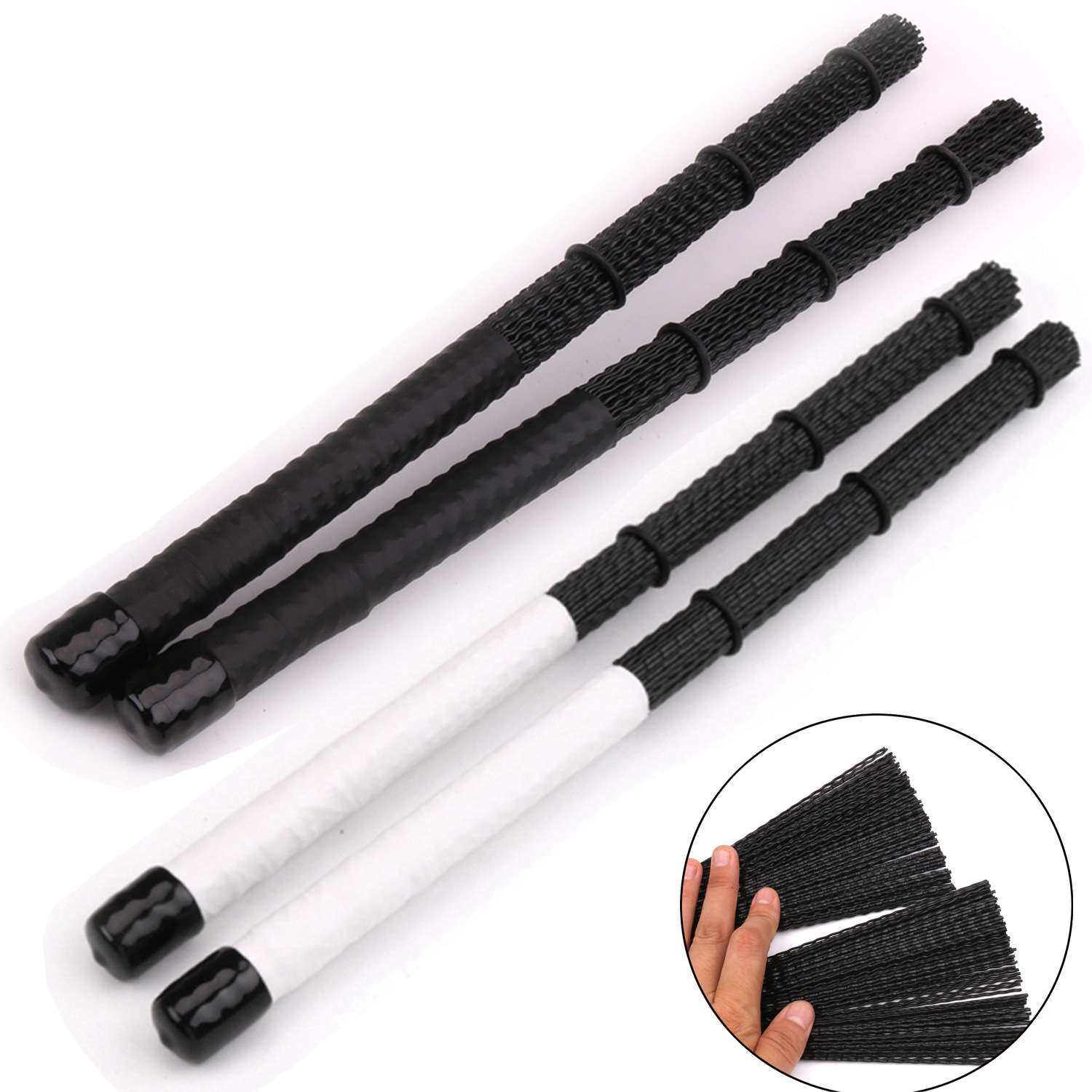 现货箱鼓鼓刷 卡宏尼龙波浪束棒练习打击乐器配件手鼓棒 波浪鼓刷,3C数码配件,USB灯,淘宝优惠券,粉丝福利购,淘宝优惠卷