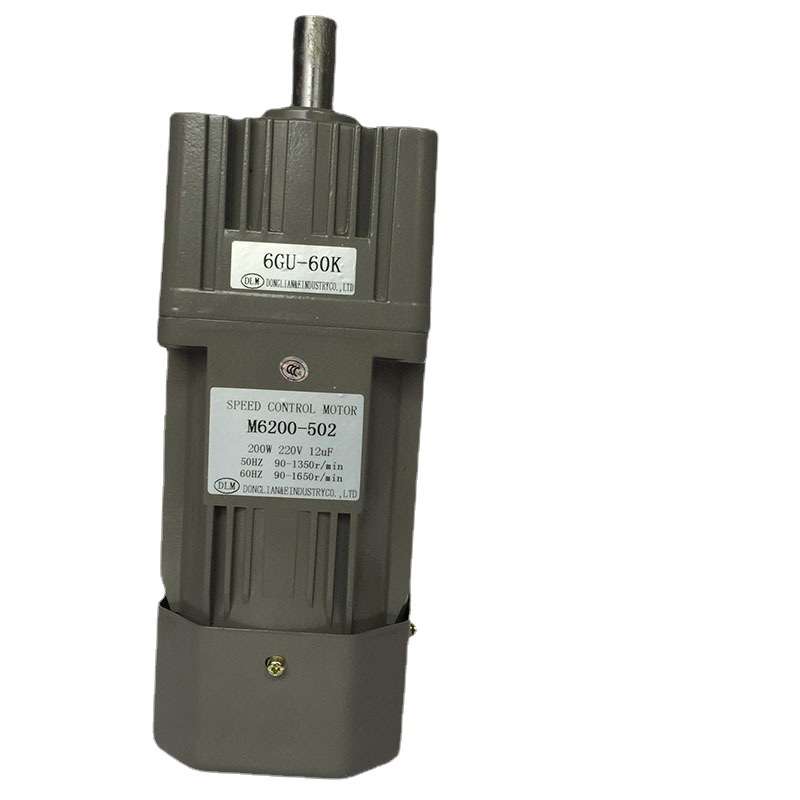微型齿轮变速马达200W 6Gu减速箱 380V220V110V交流调速定速电机