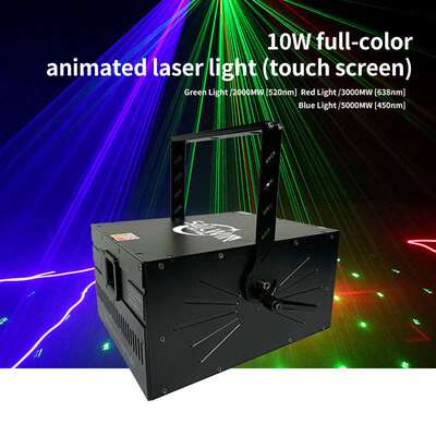 10W Animation ILDA Advertising Text Projector Laser Light