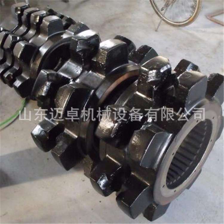 双排链轮发黑链轮 大型齿轮圆柱链轮40T刮板输送机 30T铸钢链轮