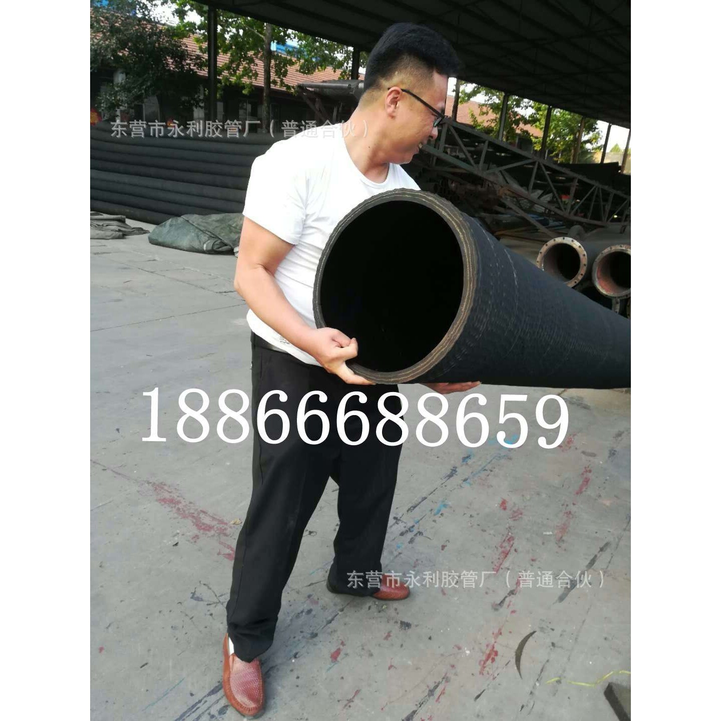 吸水胶管DN100-500mm橡胶钢丝管 排水输泥浆 沙子钢丝骨架胶管