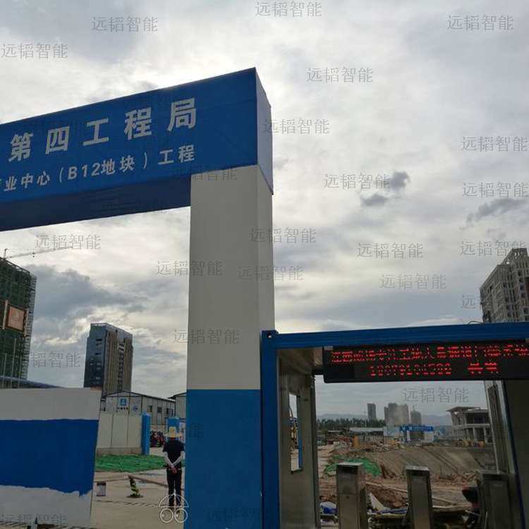 隧道工地刷卡三辊闸门禁考勤系统 工地人脸识别三辊闸 指纹翼闸机
