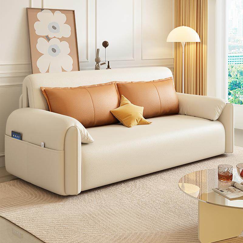 高端全自动电动沙发床两用多功能客厅小户型可折叠大象耳朵沙发床