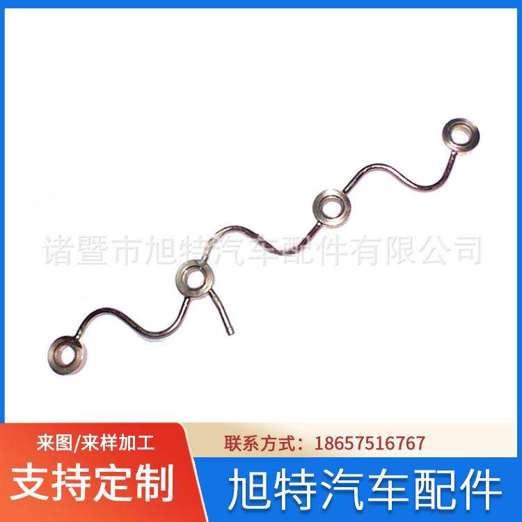 汽车日野发动机7FD各种回油油管真空泵回流管 柴油机钢油管