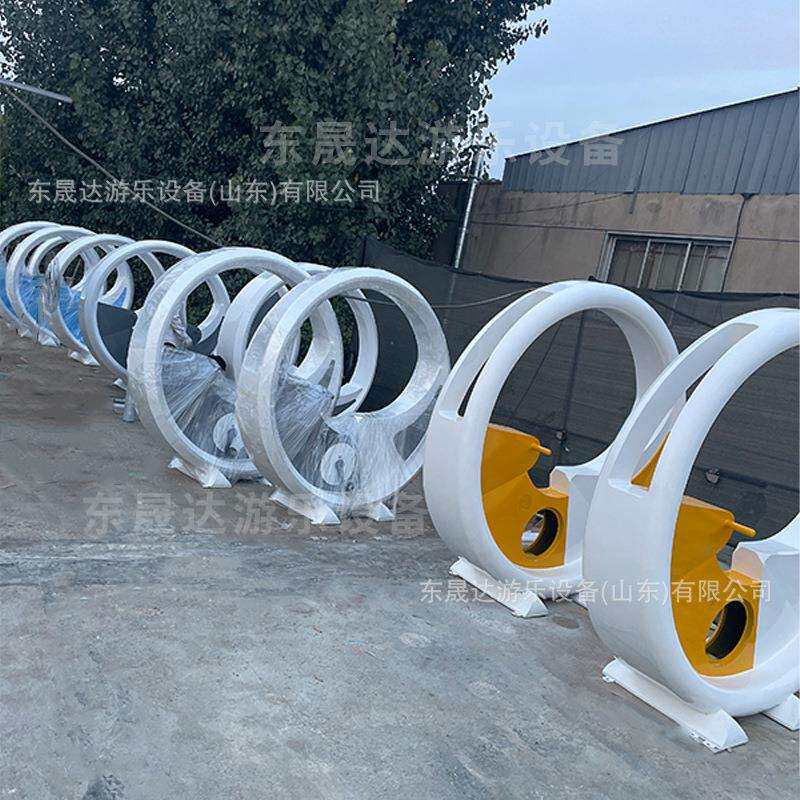 景区大型互动喷泉单车游乐设备创意发电发光装置扫码单车