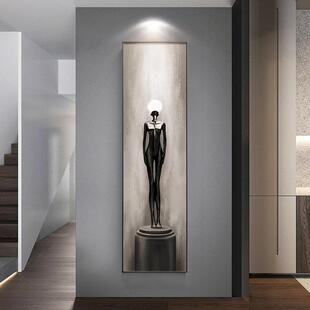 艺术玄关画装饰画现代简约客厅创意挂饰走廊过道挂画轻奢壁画抽象