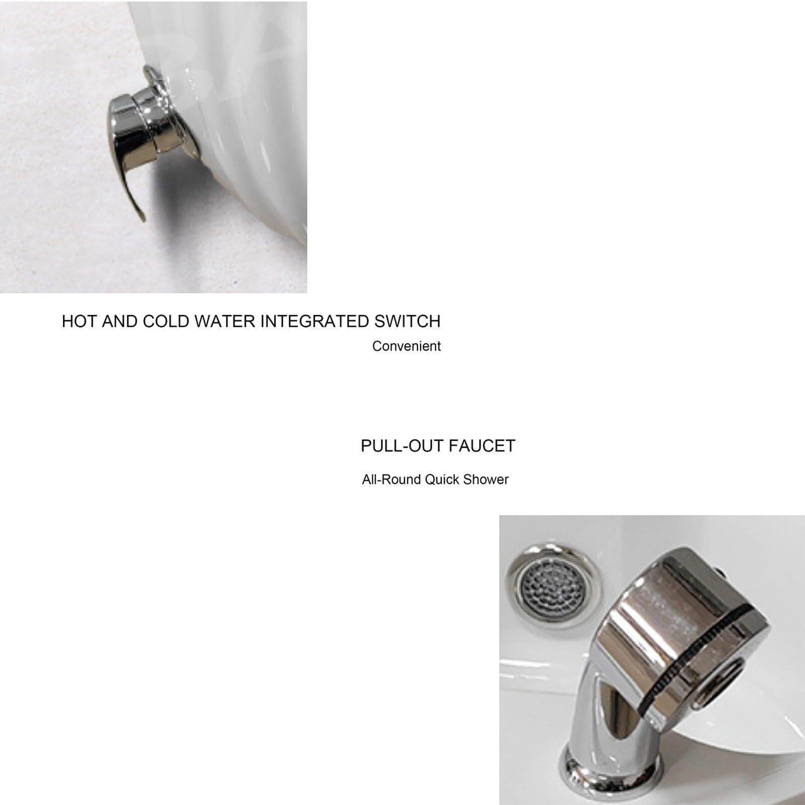 足浴盆养生理疗spa脚底按摩泡脚桶跨境家用现代简约多功能洗脚桶