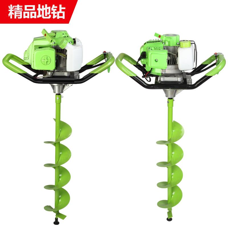 汽油地钻44-5 48挖坑机 种树 打坑 植树钻电线杆挖穴机多功能打桩