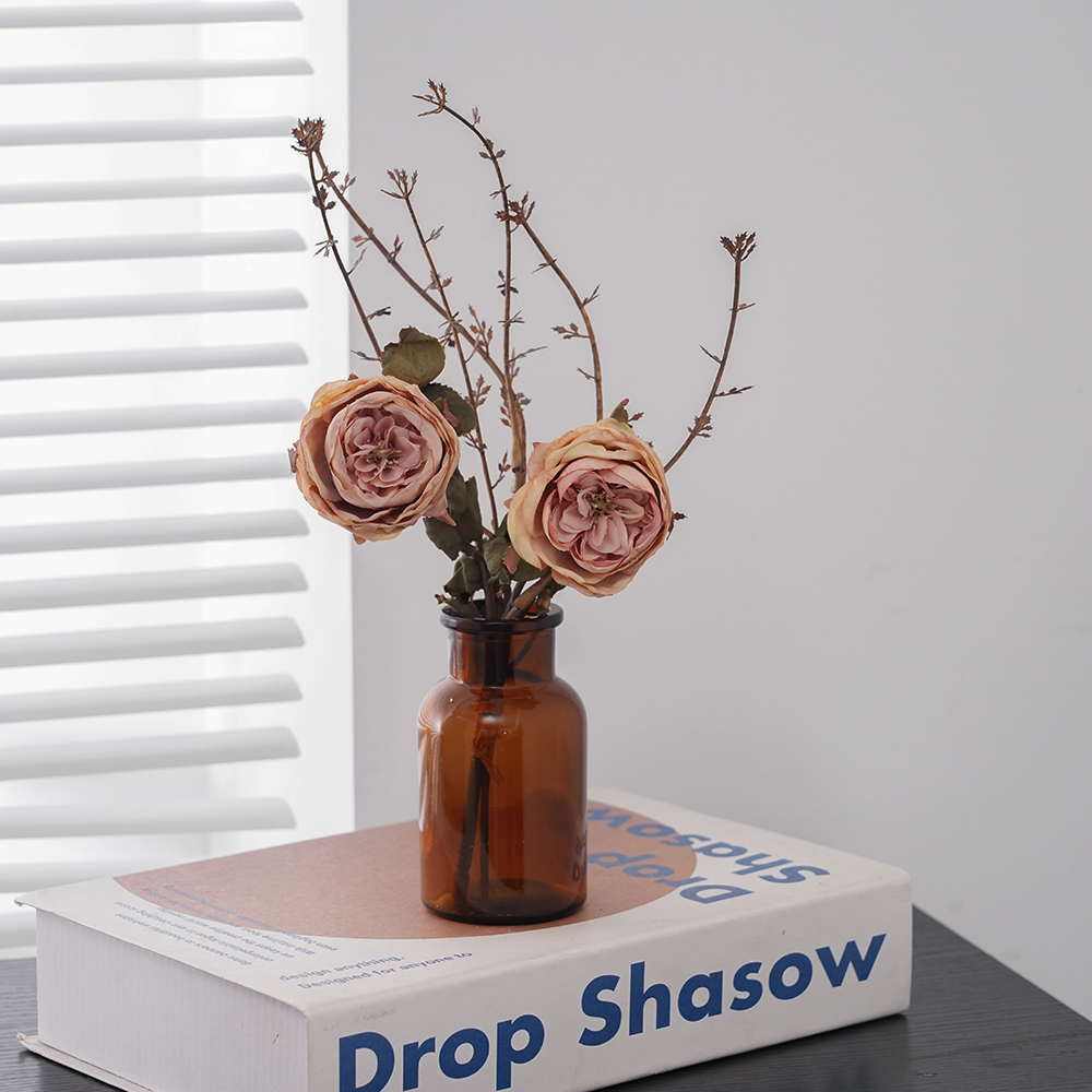 仿真花秋色系家居摆件防晒不褪色