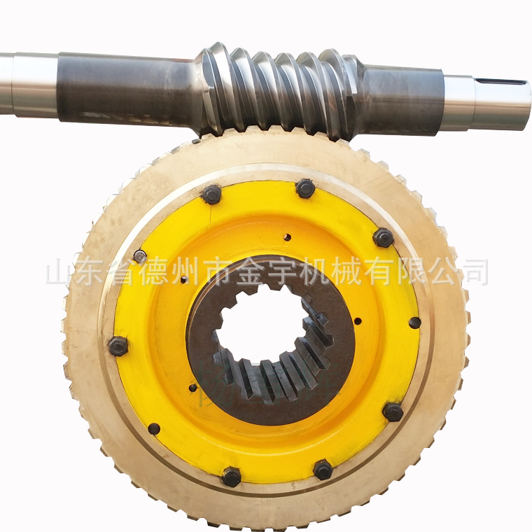 建筑机械行业专用平面二次包络环面蜗轮蜗杆副及重载蜗杆减速机